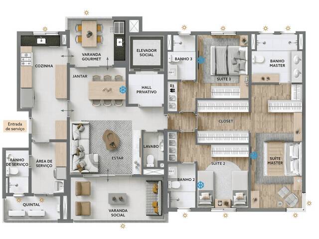 #48 - Apartamento para Venda em Santo André - SP - 2