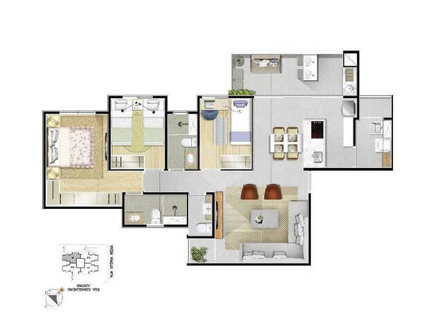 #79 - Apartamento para Venda em Santo André - SP - 2