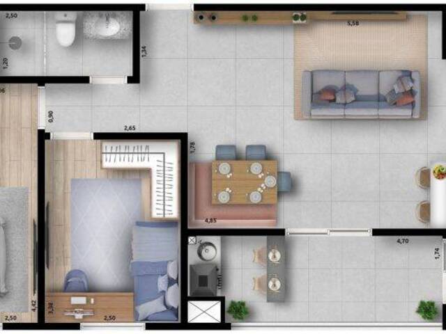 #133 - Apartamento para Venda em Santo André - SP - 2