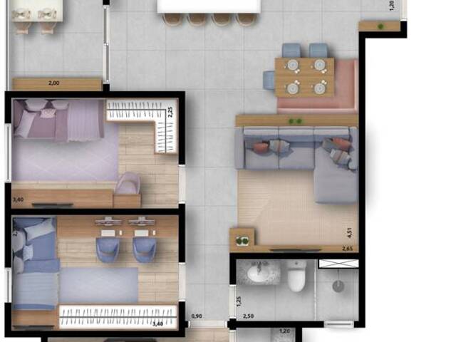 #133 - Apartamento para Venda em Santo André - SP - 3